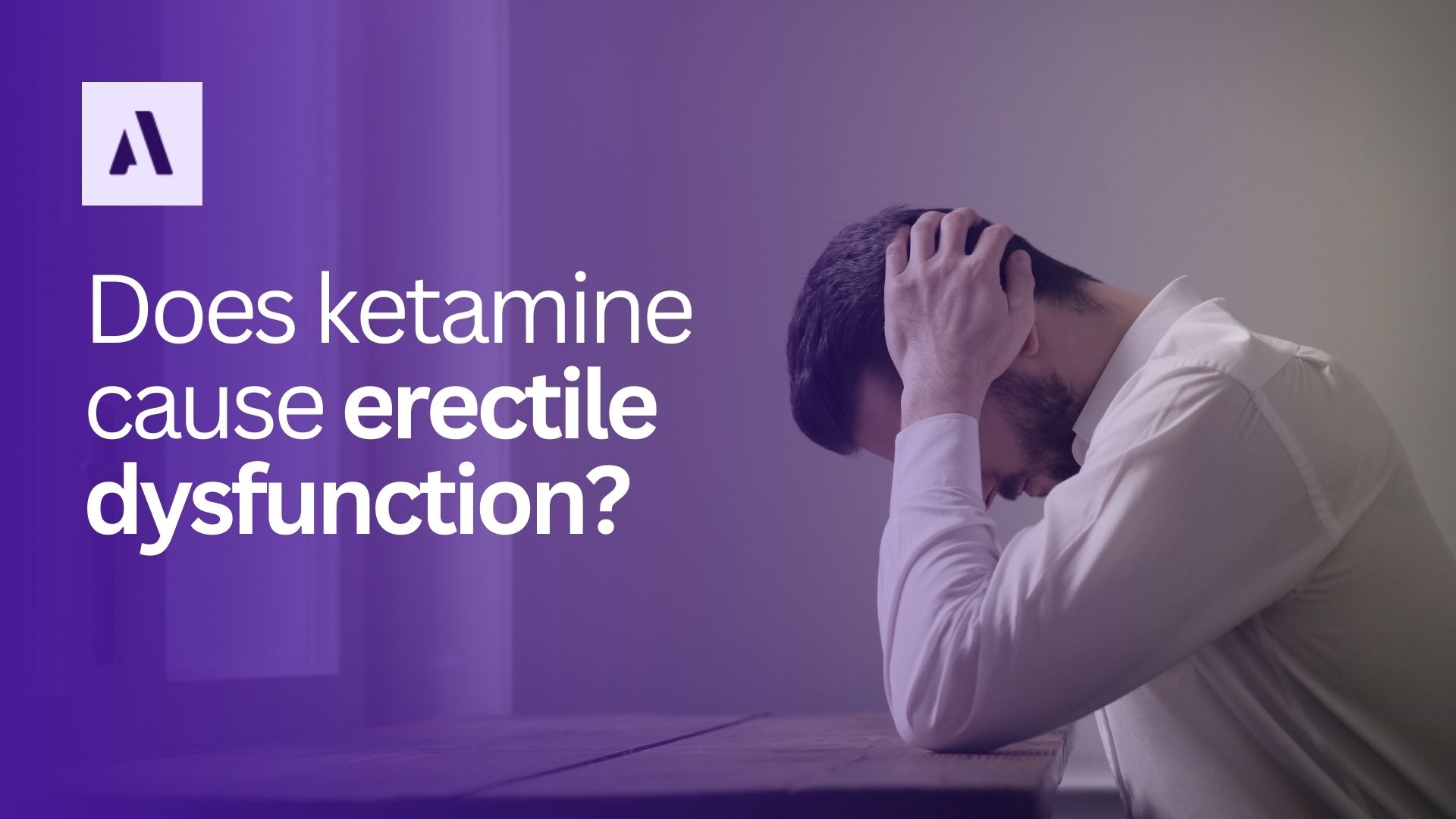 Does ketamine cause erectile dysfunction?